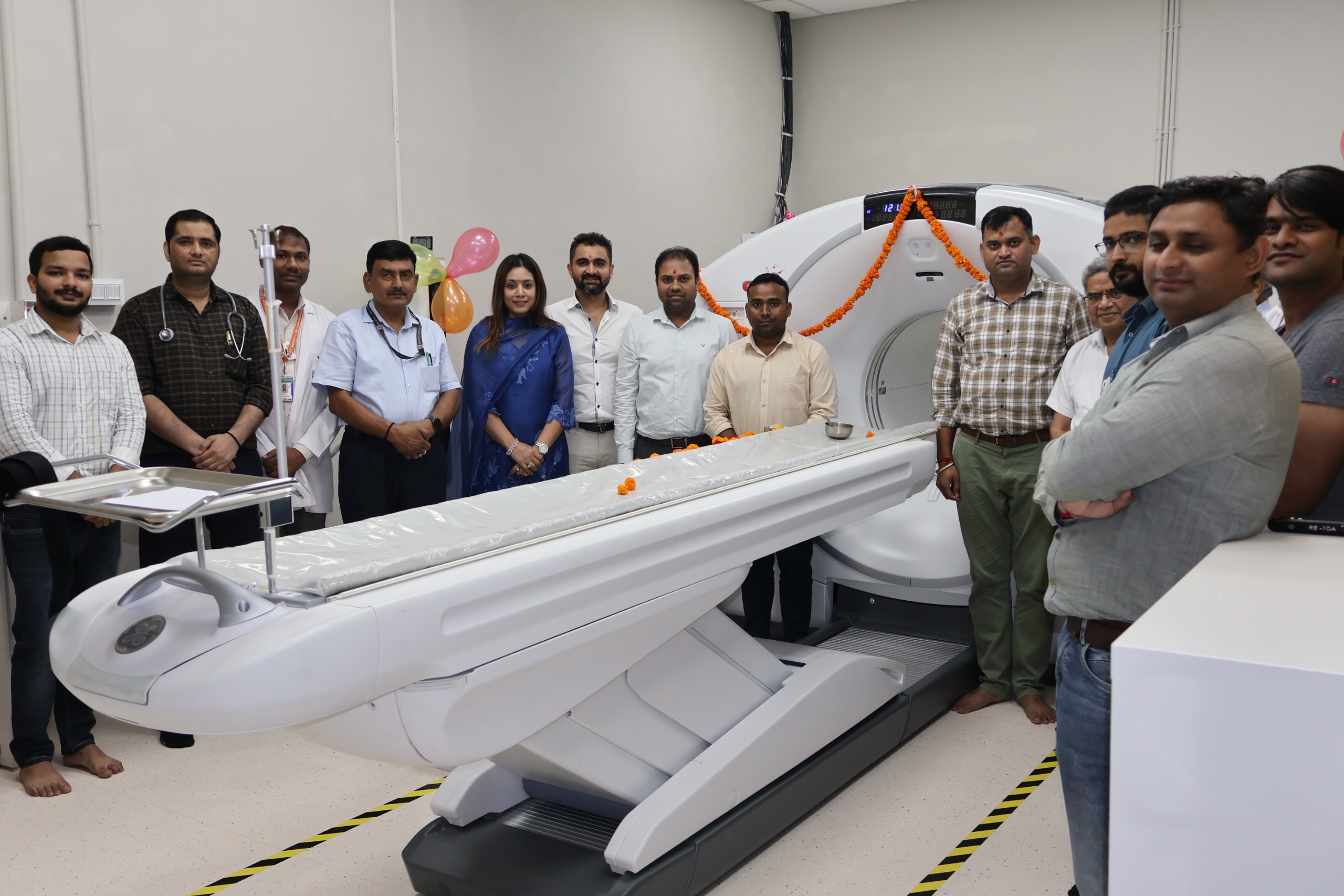 जीएस अस्पताल में जनपद की पहली पैट सीटी स्कैन सेवा का उद्घाटन